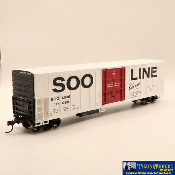 Npc-277 Used Goods Athearn Rtr 50’ Boxcar Soo Line #10038 Ho Scale Rolling Stock