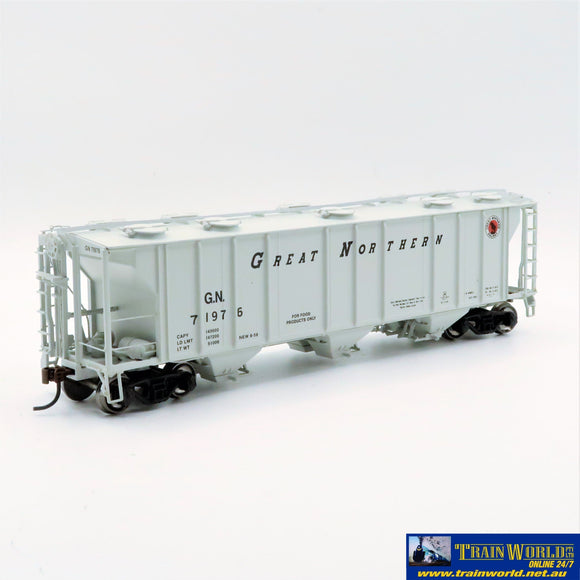 Npc-285 Used Goods Athearn Rtr Ps-2 Covered Hopper Great Northern #71976 Ho Scale Rolling Stock