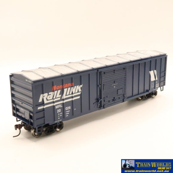 Npc-333 Used Goods Athearn Rtr 50’ Boxcar Montana Rail Link #20026 Ho Scale Rolling Stock