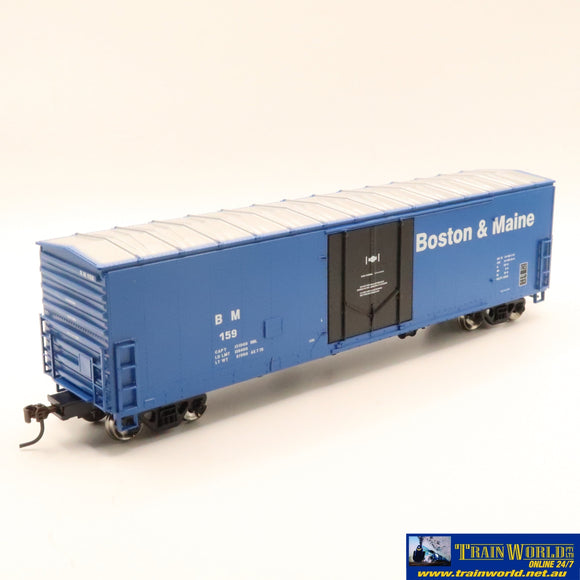 Npc-336 Used Goods Athearn Rtr 50’ Boxcar Boston & Maine #159 Ho Scale Rolling Stock