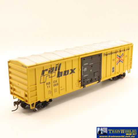 Npc-337 Used Goods Athearn Rtr 50’ Boxcar Railbox Early #11069 Ho Scale Rolling Stock