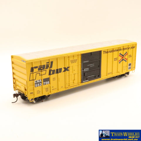 Npc-343 Used Goods Athearn Rtr 50’ Boxcar Railbox Cna #553756 Ho Scale Rolling Stock