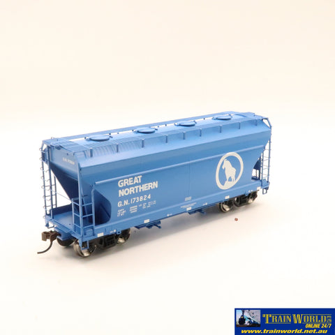 Npc-388 Used Goods Athearn Rtr Acf Hopper Gn #173824 Ho Scale Rolling Stock