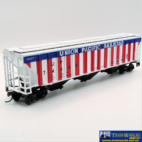 Npc-401 Used Goods Athearn Rtr 54’ Ps Hopper Union Pacific #74444 Ho Scale Rolling Stock