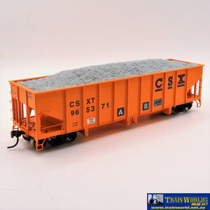 Npc-402 Used Goods Athearn Rtr 40’ Ballast Hopper Csx #965371 With Load Ho Scale Rolling Stock