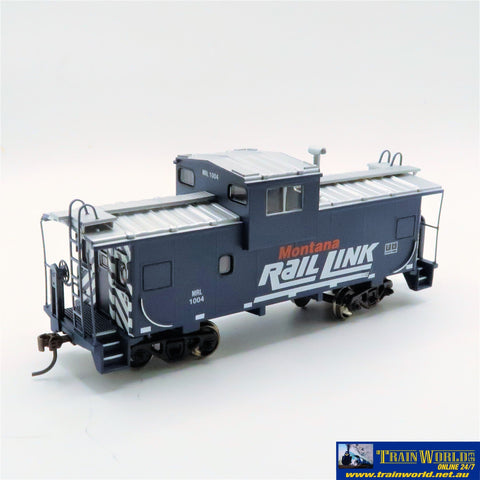 Npc-404 Used Goods Athearn Rtr Wide Vision Caboose Montana Rail Link #1004 Ho Scale Rolling Stock