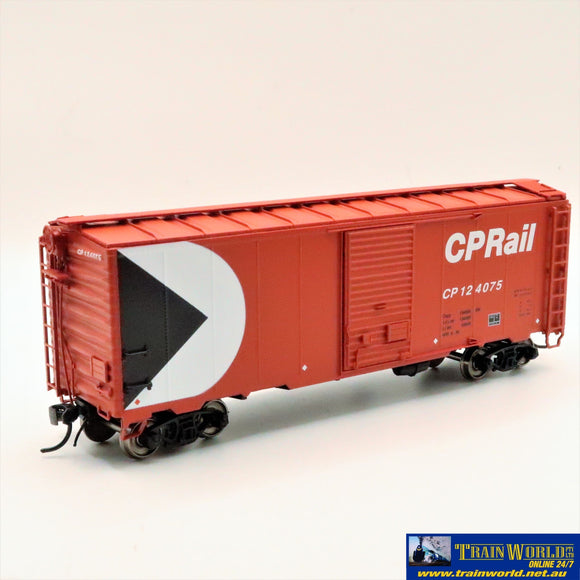 Npc-407 Used Goods Intermountain Boxcar Cp Rail #124075 Ho Scale Rolling Stock