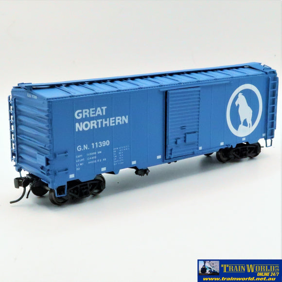 Npc-421 Used Goods Intermountain Boxcar Great Northern #11390 Ho Scale Rolling Stock