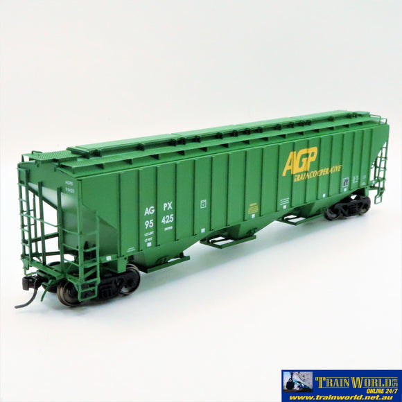 Npc-435 Used Goods Intermountain Ps 3 Bay Rib Sided Hopper Agp #95425 Ho Scale Rolling Stock