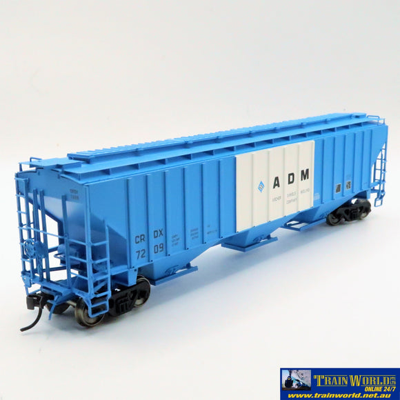 Npc-436 Used Goods Intermountain Ps 3 Bay Rib Sided Hopper Adm #7209 Ho Scale Rolling Stock