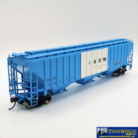 Npc-437 Used Goods Intermountain Ps 3 Bay Rib Sided Hopper Adm #7252 Ho Scale Rolling Stock