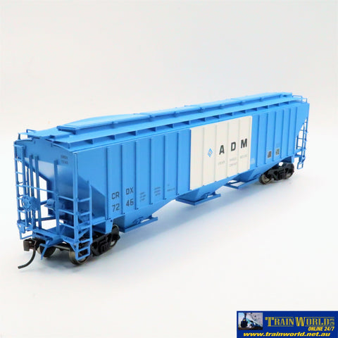 Npc-438 Used Goods Intermountain Ps 3 Bay Rib Sided Hopper Adm #7246 Ho Scale Rolling Stock