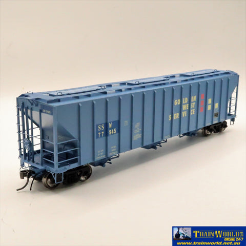 Npc-442 Used Goods Intermountain Ps 3 Bay Rib Sided Hopper Golden West #77945 Ho Scale Rolling Stock