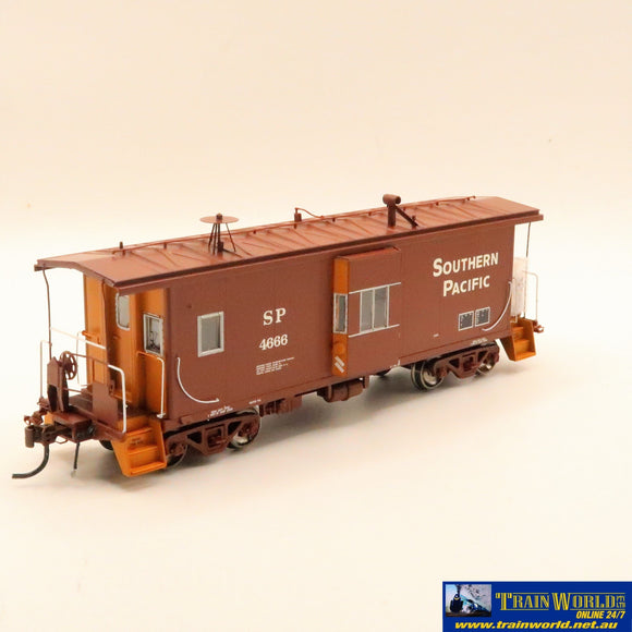 Npc-492 Used Goods Genesis Bay Window Caboose Sp #4666 Ho Scale Rolling Stock