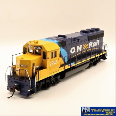 Npc-575 Used Goods Athearn Rtr Gp40-2 Ontario Northern #2202 Dcc Ready Ho Scale Locomotive