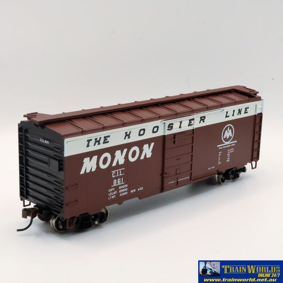 Npc-627 Used Goods Athearn Rtr 40’ Boxcar Monon #861 Ho Scale Rolling Stock