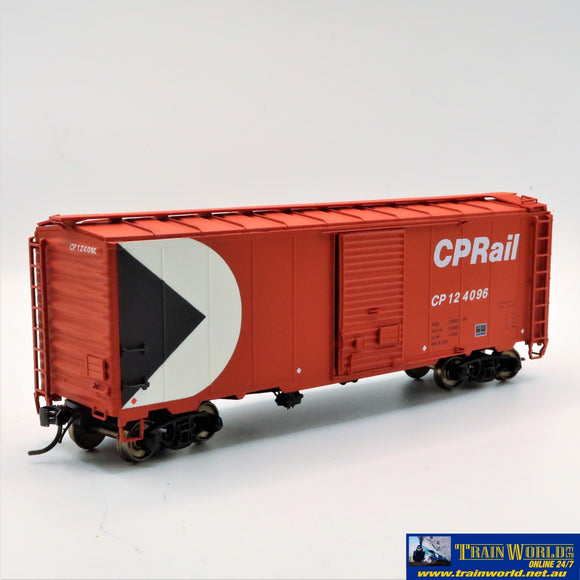 Npc-667 Used Goods Intermountain 40’ Boxcar Cp Rail #124096 Ho Scale Rolling Stock