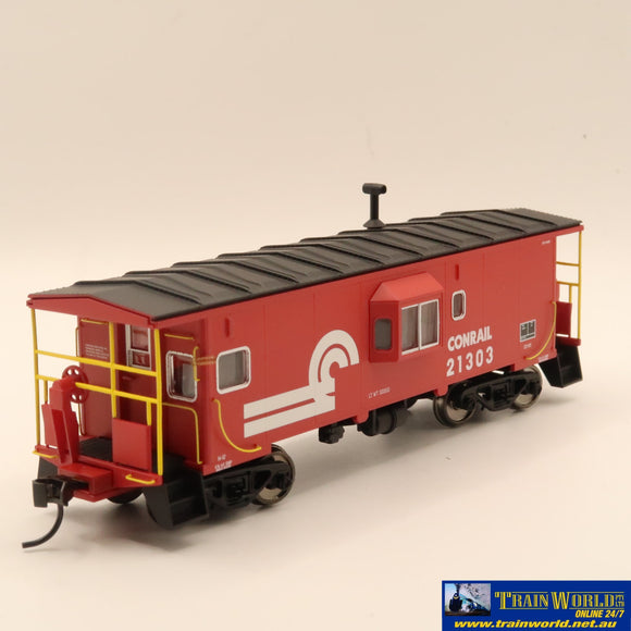 Npc-727 Used Goods Walthers Bay Window Caboose Conrail #21303 Ho Scale Rolling Stock