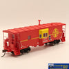 Npc-729 Used Goods Walthers Bay Window Caboose Santa Fe #999654 Ho Scale Rolling Stock