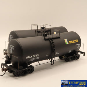 Npc-731 Used Goods Walthers 16000 Gallon Tank Car Utlx Amaizo 2 Pack Ho Scale Rolling Stock