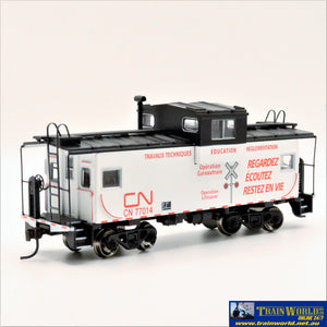 Npc-763 Used Goods Athearn Rtr Wide Vision Caboose Cn #77014 Ho Scale Rolling Stock