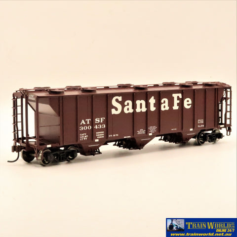 Npc-770 Used Goods Athearn Rtr Ps2 Covered Hopper Santa Fe #300433 Ho Scale Rolling Stock