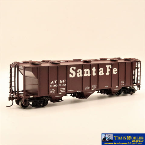 Npc-772 Used Goods Athearn Rtr Ps2 Covered Hopper Santa Fe #300390 Ho Scale Rolling Stock