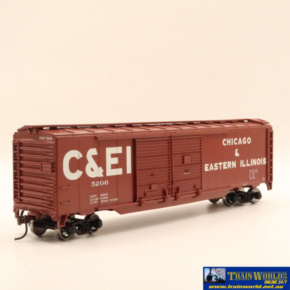 Npc-784 Used Goods Athearn Rtr 50’ Boxcar Chicago & Eastern Illinois #5206 Ho Scale Rolling Stock