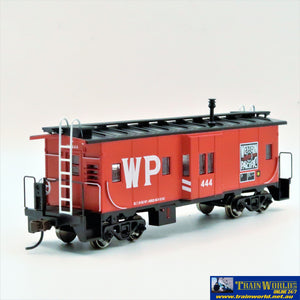 Npc-796 Used Goods Athearn Rtr Bay Window Caboose Wp #444 Ho Scale Rolling Stock