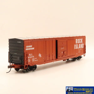 Npc-817 Used Goods Athearn Rtr 50’ Boxcar Rock Island #63275 Ho Scale Rolling Stock