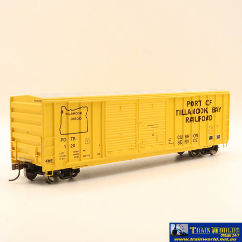 Npc-827 Used Goods Athearn Rtr 50’ Boxcar Port Of Tillamook Bay Railroad #120 Ho Scale Rolling Stock