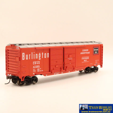 Npc-829 Used Goods Athearn Rtr 50’ Boxcar Burlington Cb&Q #47065 Ho Scale Rolling Stock