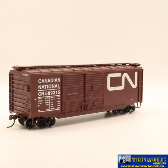 Npc-835 Used Goods Athearn Rtr 40’ Boxcar Cn #589315 Ho Scale Rolling Stock