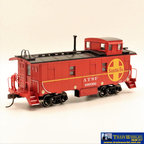 Npc-858 Used Goods Athearn Rtr Wide Vision Caboose Sf #999392 Ho Scale Rolling Stock