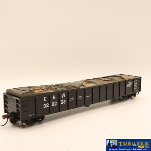 Npc-962 Used Goods Athearn Rtr 52’ Mill Gondola W/Load C&Nw #320258 Ho Scale Rolling Stock