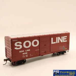 Npc-988 Used Goods Athearn Rtr 40’ Boxcar Soo Line #46786 Ho Scale Rolling Stock