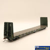 Npc-998 Used Goods Athearn Rtr 60’ Bulkhead Flat Car Bc Rail #11259 Ho Scale Rolling Stock