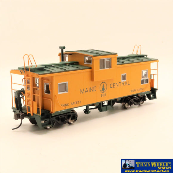 Npc-999 Used Goods Atlas Ev Caboose Maine Central #653 Ho Scale Rolling Stock