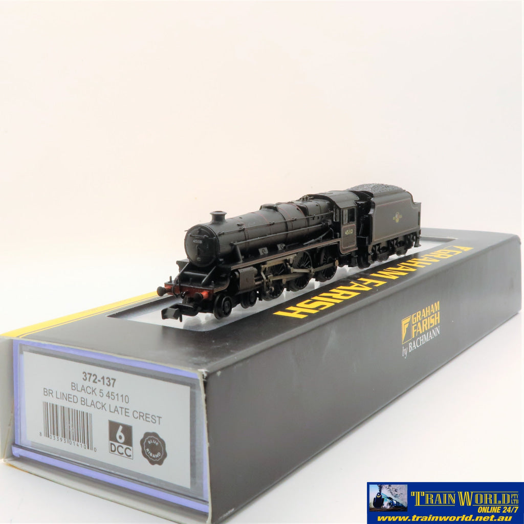 NSC-0043 Used Goods Graham Farish Black BR lined late crest DCC