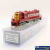 NSC-0086 Used Goods Proto GP18 Rock Island #1343 DC N Scale Locomotive