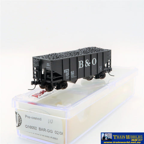 NSC-0166 Used Goods Atlas 55 Ton Fishbelly Hopper B&O #3663 N Scale Rolling Stock