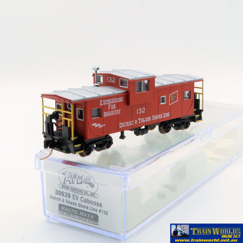 NSC-0179 Used Goods Atlas EV Caboose Detroit & Toledo #132 N Scale Rolling Stock