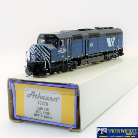 NSC-0272 Used Goods Athearn EMD F45 MRL #390 DCC Sound N Scale Locomotive