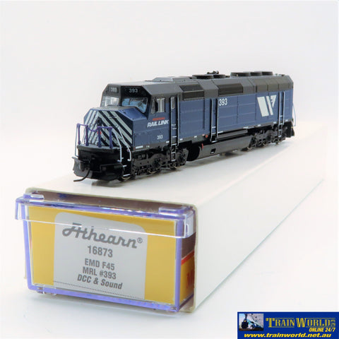 NSC-0273 Used Goods Athearn EMD F45 MRL #393 DCC Sound N Scale Locomotive