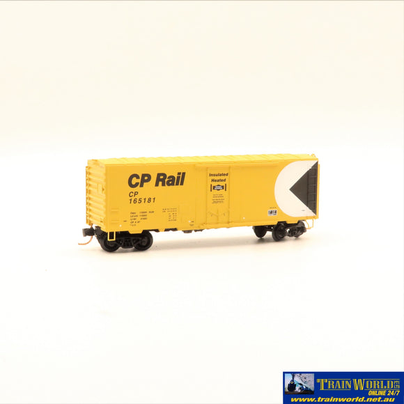 NSC-0430 Used Goods Microtrains 40’ Boxcar CP Rail #165181 N Scale Rolling Stock
