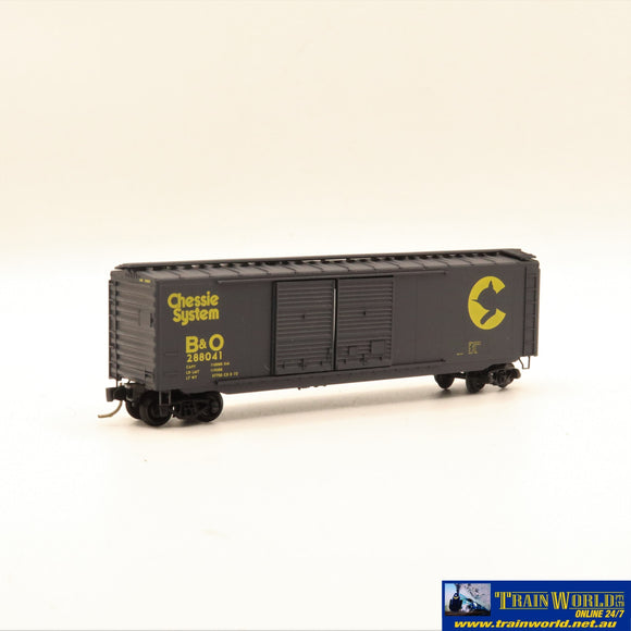 NSC-0437 Used Goods Microtrains 50’ Boxcar B&O #288041 N Scale Rolling Stock
