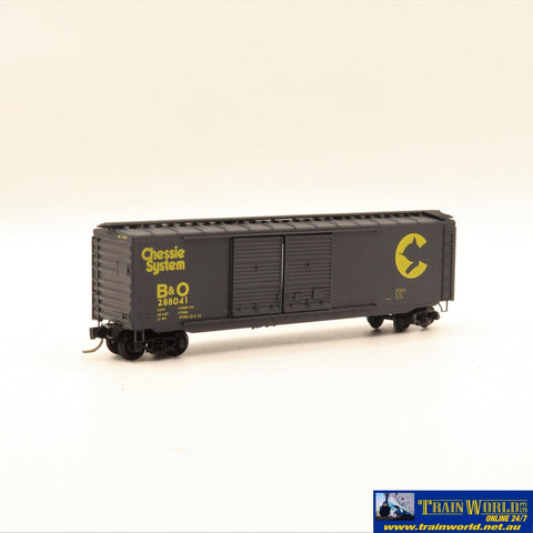 NSC-0437 Used Goods Microtrains 50’ Boxcar B&O #288041 N Scale Rolling Stock