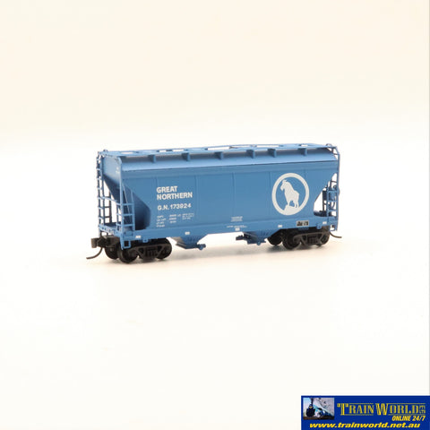 NSC-0446 Used Goods Intermountain ACF Center Flow 2 Bay Hopper GN #173924 N Scale Rolling Stock