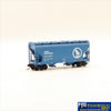 NSC-0449 Used Goods Intermountain ACF Center Flow 2 Bay Hopper GN #173924 N Scale Rolling Stock