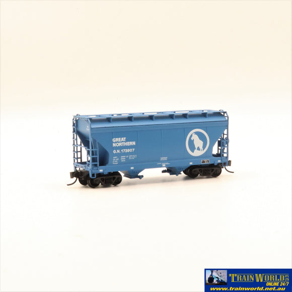 NSC-0451 Used Goods Intermountain ACF Center Flow 2 Bay Hopper GN #173907 N Scale Rolling Stock